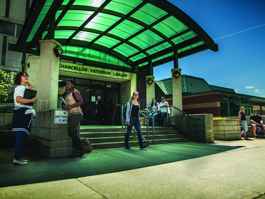 Chancellor Paterson Library Entrance